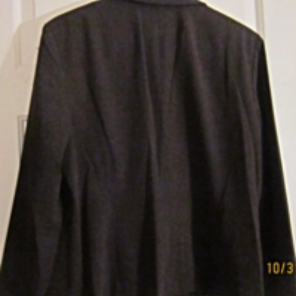 Worthington Suit Blazer Maroon Size 16 Imported Modern Tailored Design MSRP $70. - Picture 5 of 12